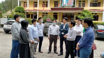 Thường trực HĐND tỉnh khảo sát cơ sở vật chất sau sáp nhập tại huyện Quỳnh Lưu